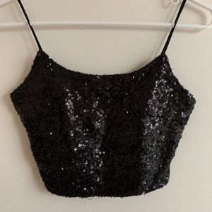 Sparkly Crop Top